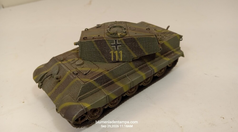 Dragon die cast 1/72 King Tiger II Tank Model with Zimmerit